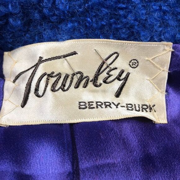Townley Berry Burk Heavy Weight Blue winter coat‎ - Picture 3 of 6